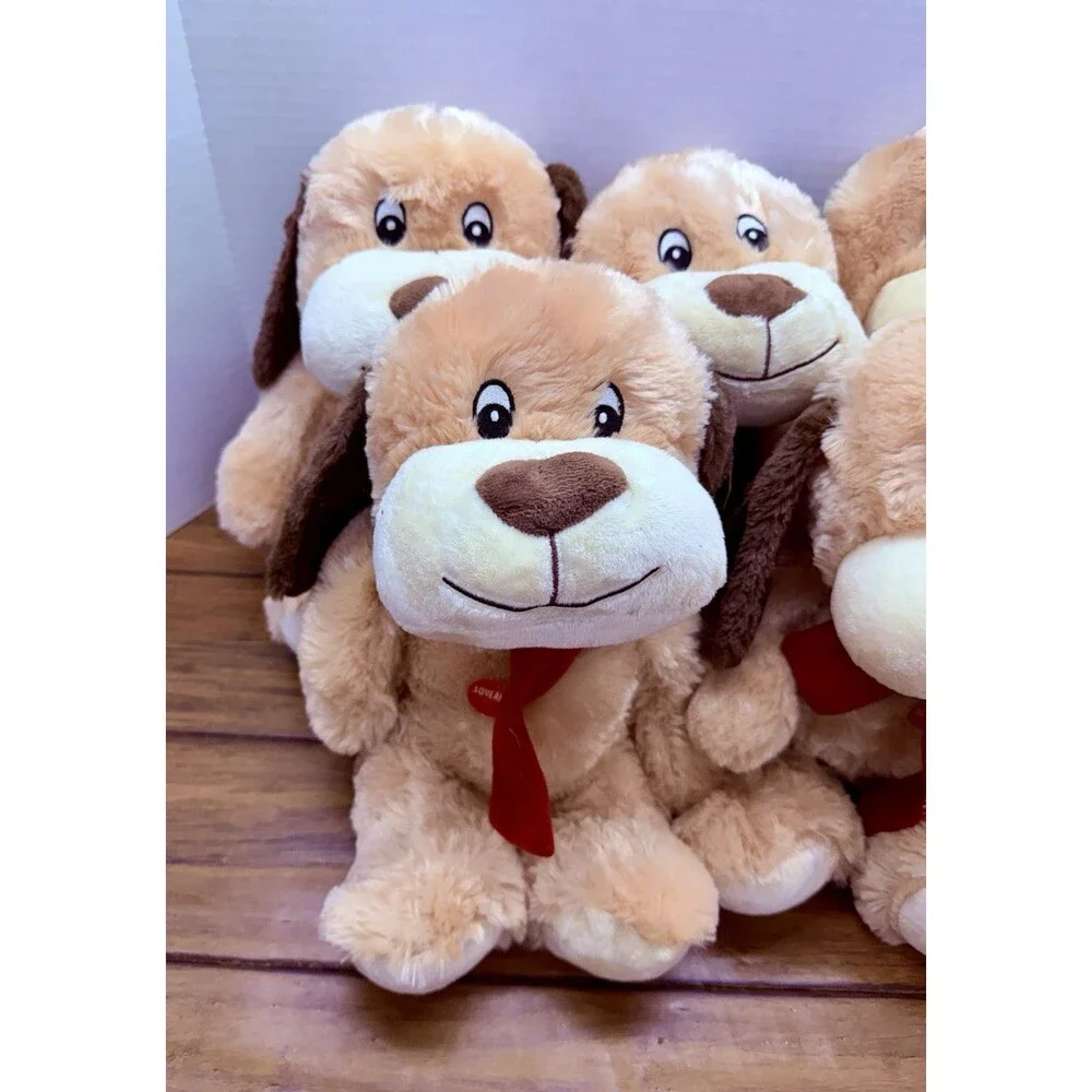 Lot Of 5 2019 Petsmart Dog Toy Stuffed Chance The Dog Squeaky Chew Plush 11
